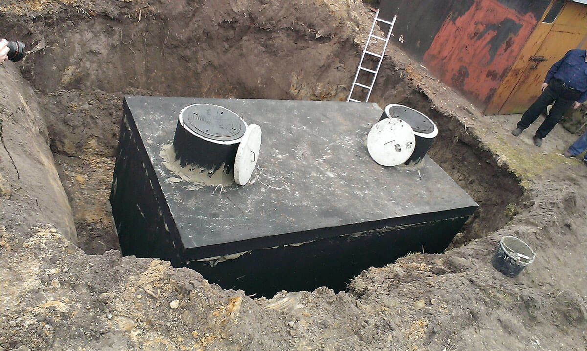 Dvoukomorová jímka 9 m³ - náhled 2